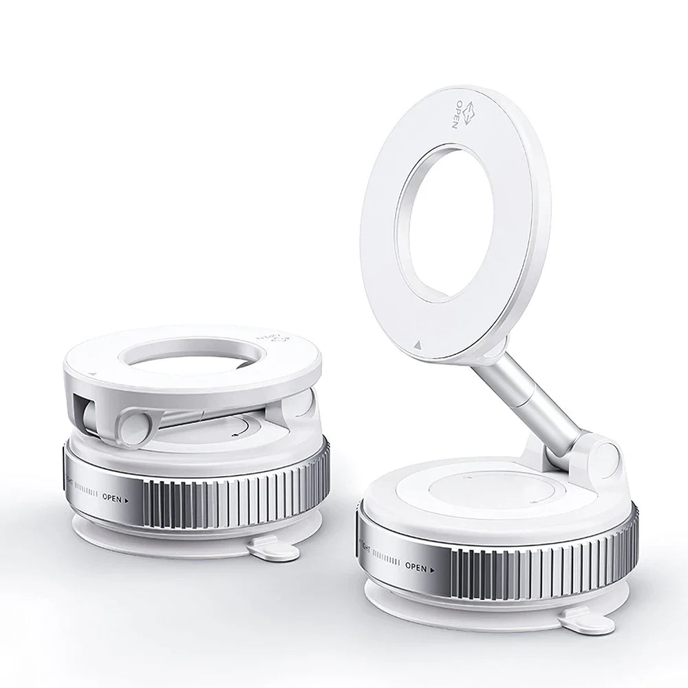 Upgraded 360° Nano Gel Vacuum Magnetic Phone Holder Suction Cup Phone Mount for Car/for Phone